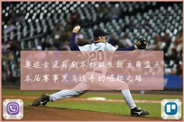 奥运会没有剧本却诞生新主角盘点本届赛事黑马选手的崛起之路